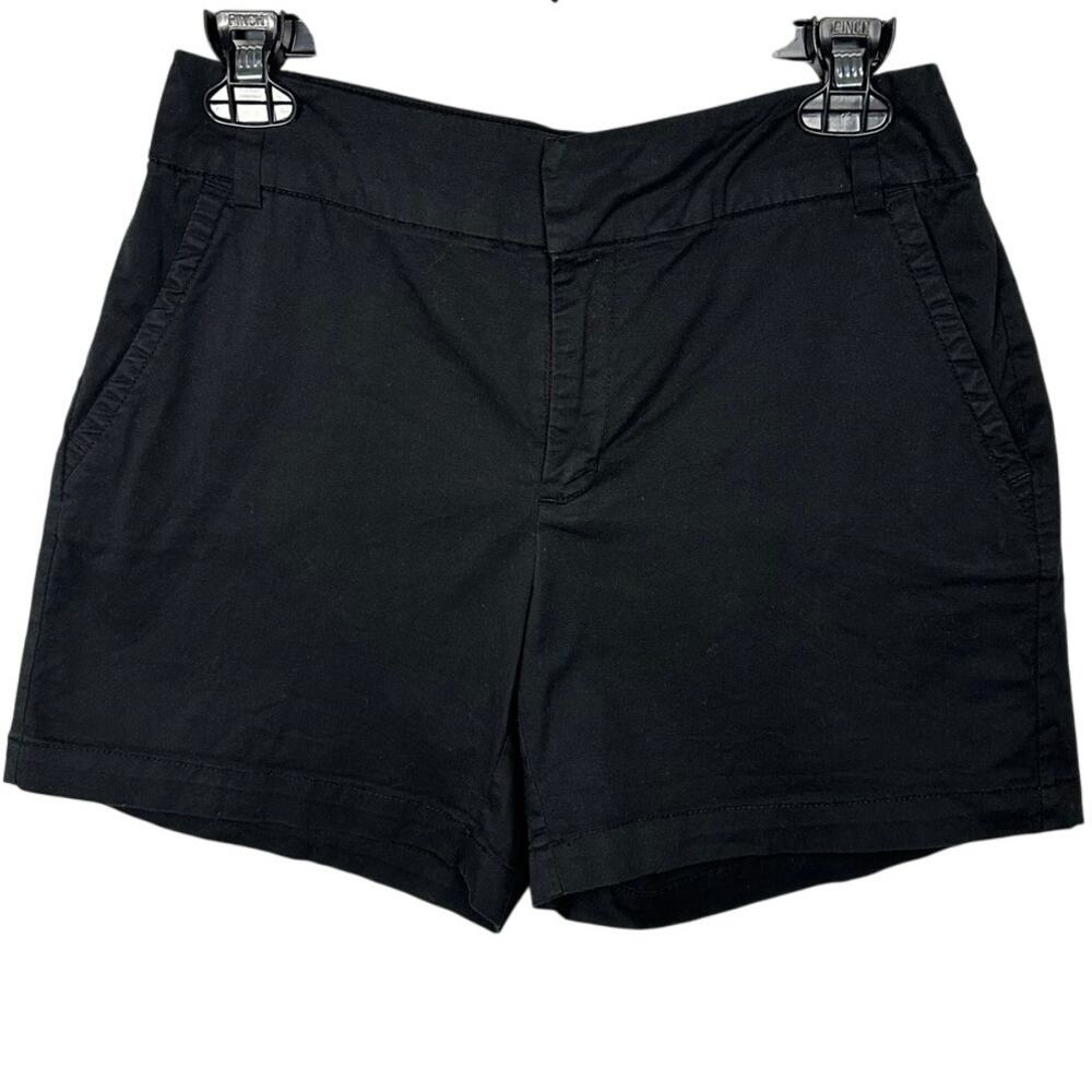 Tribal Jeans Black Cotton Blend Shorts Women's 4